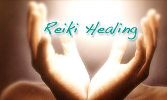 Reiki healing energy hands
